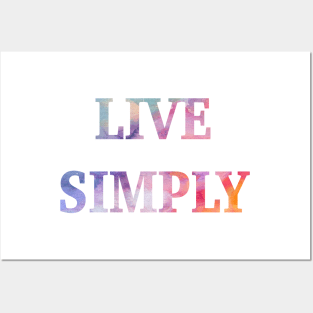 Live Simply Posters and Art